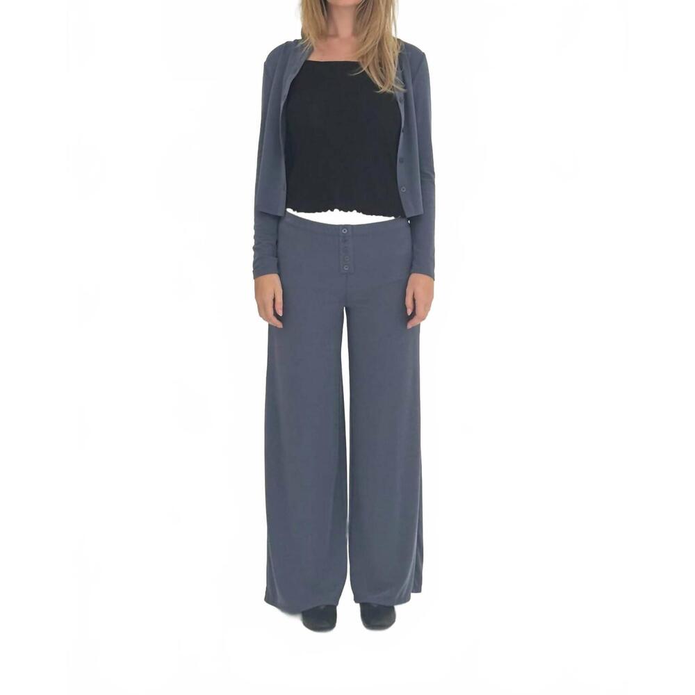 NEW FIND ME NOW cupro lounge pant in foggy navy
